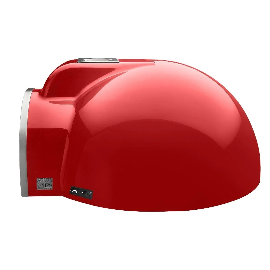 DeliVita Pro Dual Fuel Pizza Oven Chilli Red + Chimney - Image 2