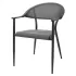 Bolero Santiago Outdoor Armchairs Black (4 Pack)