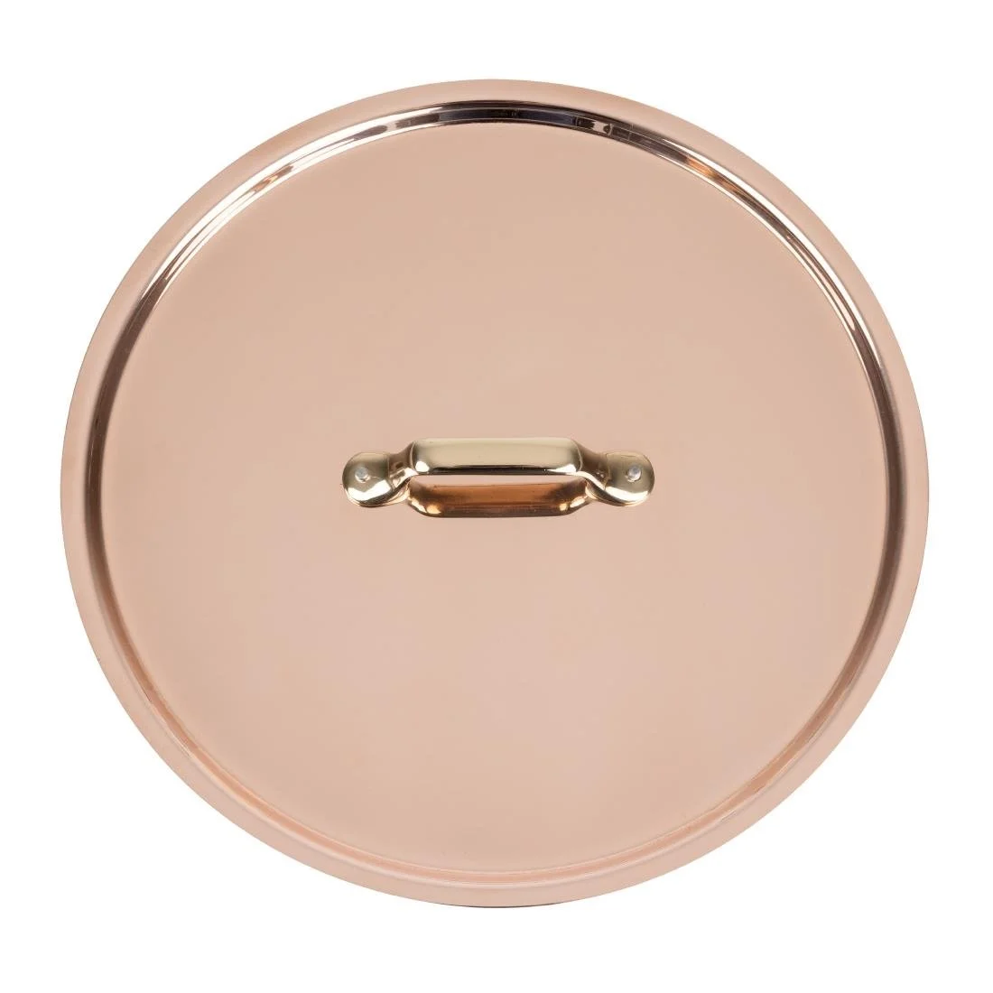 De Buyer Inocuivre Lid with Brass Handle 28cm - Image 1
