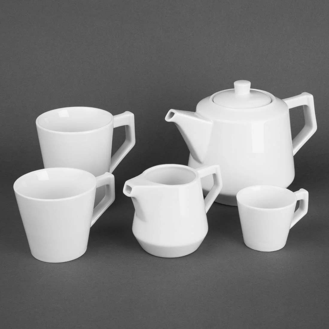 Olympia Whiteware Deco Jugs 200ml (6 Pack) - Image 9