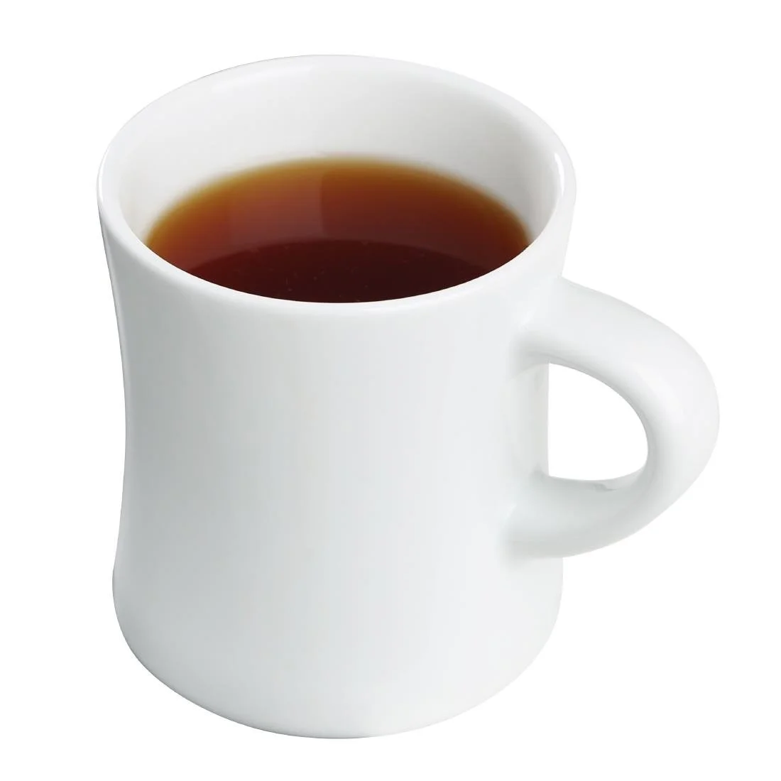 Olympia Whiteware Hollow Mugs 300ml (6 Pack) - Image 8