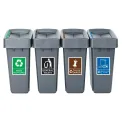 Jantex Slim Bin Lid Label - Mixed Paper & Card - Image 4