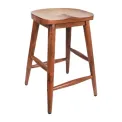 Bolero Halsbury Curved Mango Wood Stools (2 Pack) - Image 1