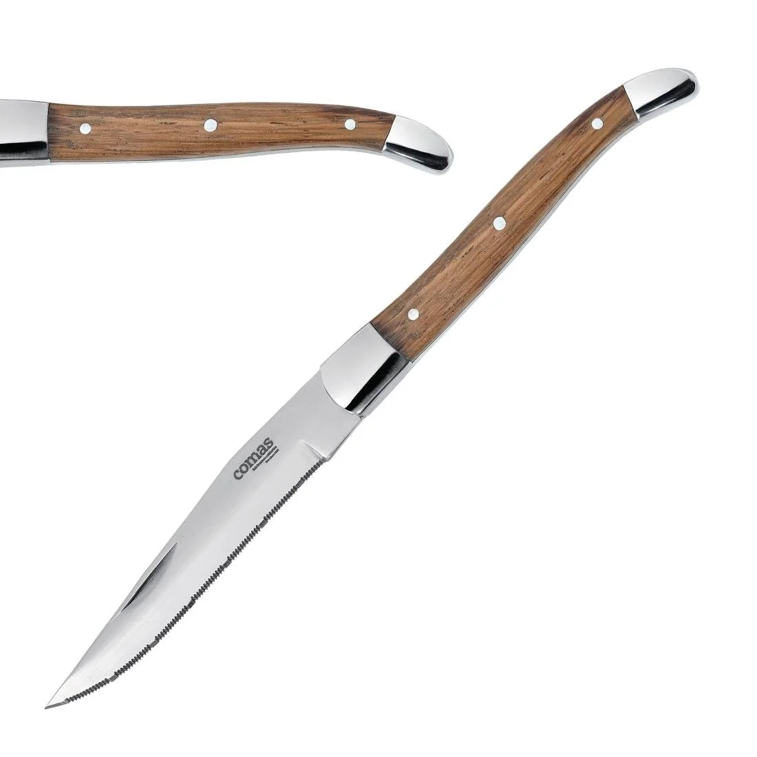 Comas Alps Pakka Wood Steak Knives (6 Pack) - Image 2