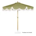Bolero Sicily Round Parasol 2.5m Diameter Green Mix - Image 1
