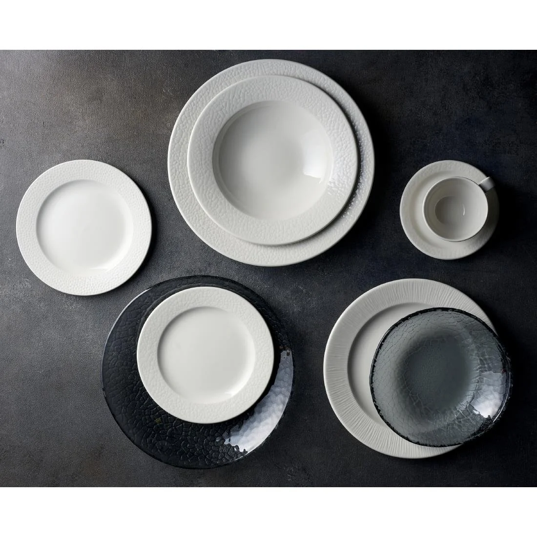 Churchill Viana Stacking Bowls White 227ml (12Pack) - Image 2