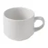 Churchill Viana Stacking Cups White 220ml (12 Pack)