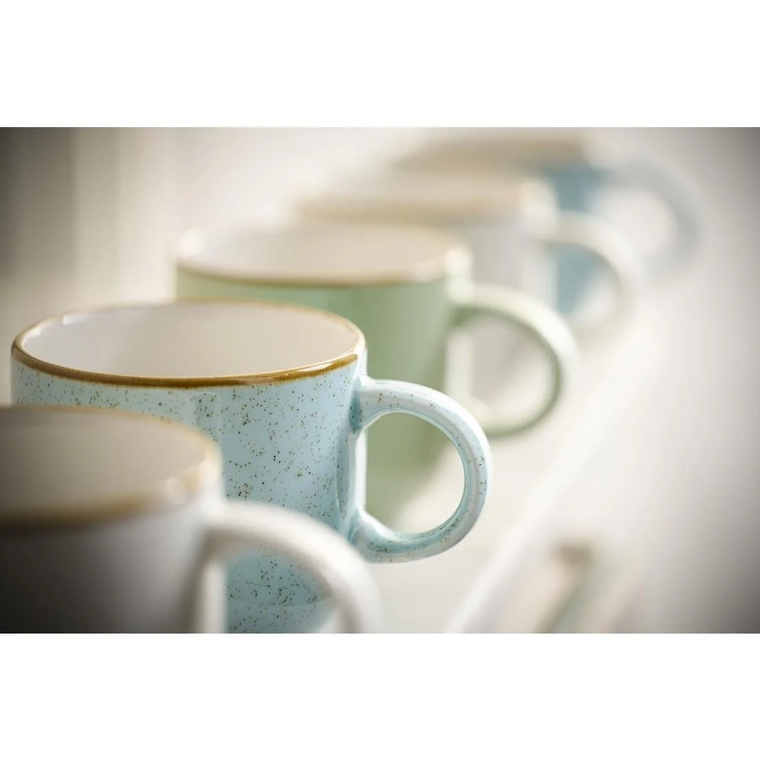 Churchill Stonecast Bubble Mugs Duck Egg Blue 440ml (6 Pack) - Image 4