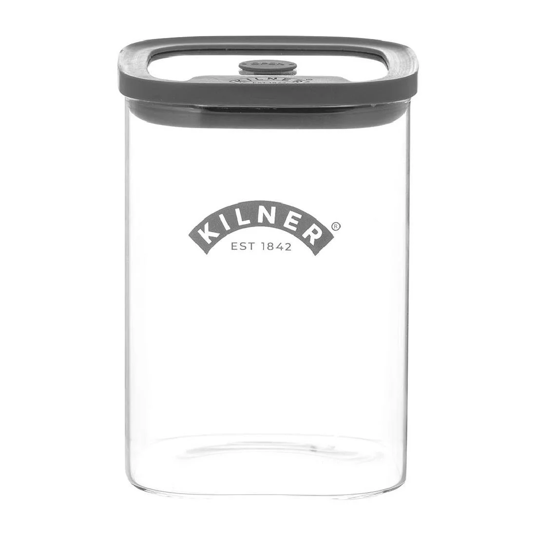 Kilner Fresh Storage Square Jar 1Ltr - Image 1