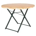 Bolero German Beer Bench and Round Table Set 1670x460mm - Image 1