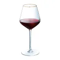 Cristal d'Arques Ultime Gold Band Wine Glasses 470ml (8 Pack) - Image 3