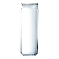 Luminarc Pure Spaghetti Jars with Glasses Lids 2Ltr (6 Pack) - Image 1