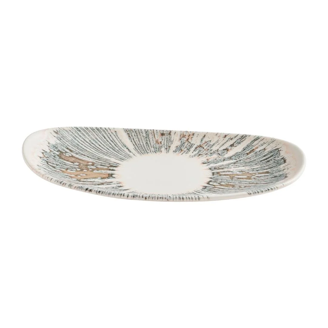 Churchill Lyra Organic Oblong Plates Pink Opal 260x150mm (12 Pack) - Image 2