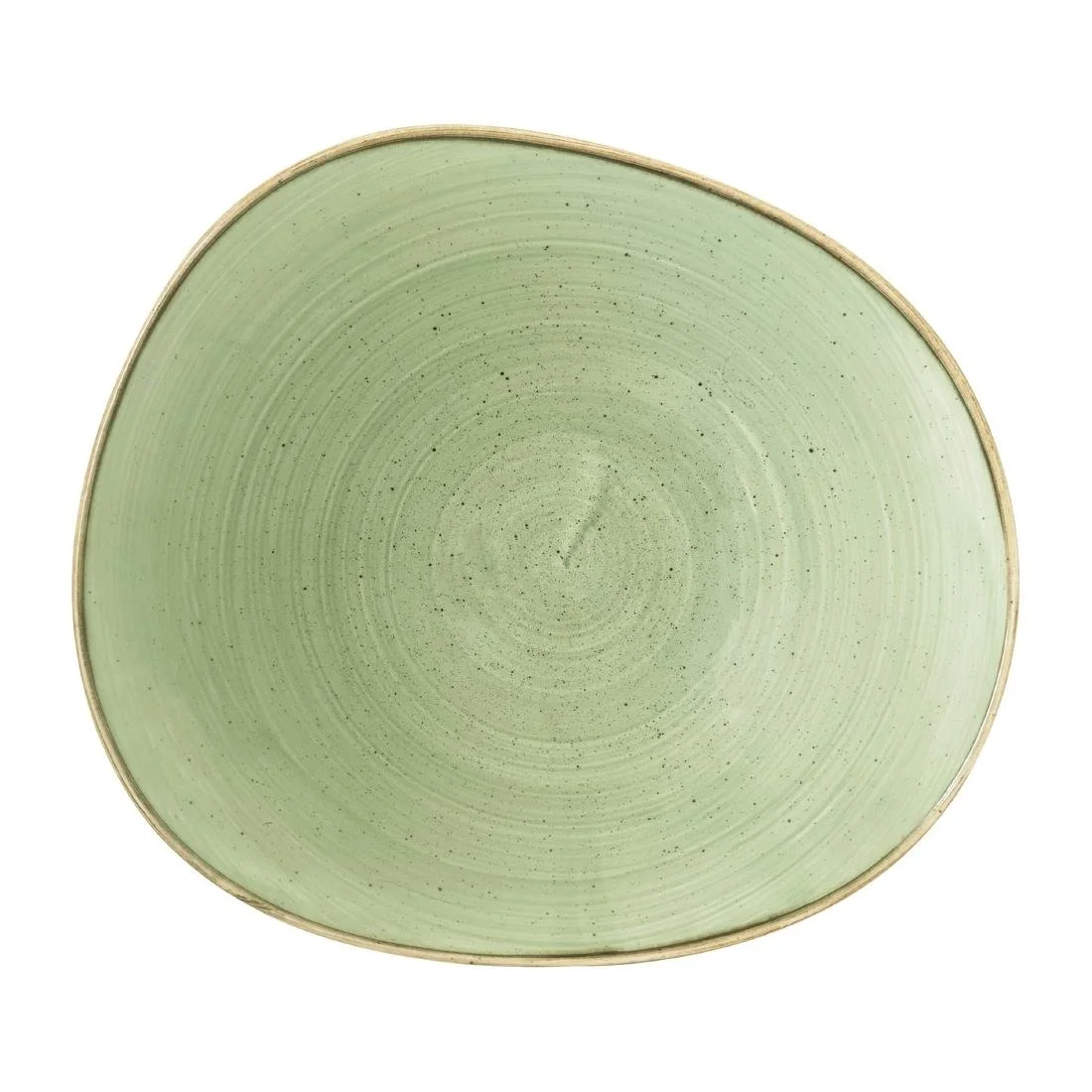 Churchill Stonecast Opal Organic Bowls Sage Green 250mm (12 Pack)