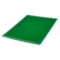 Cambro Safetrak IML Polypropylene Seal Lid Green - Image 1