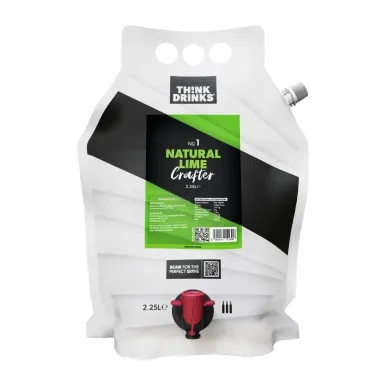 Think Drinks Natural Lime Juice 2.25Ltr (2 pack)