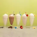 Dinoshakes Sugar Free Banana Milkshake Mix 1Ltr - Image 3