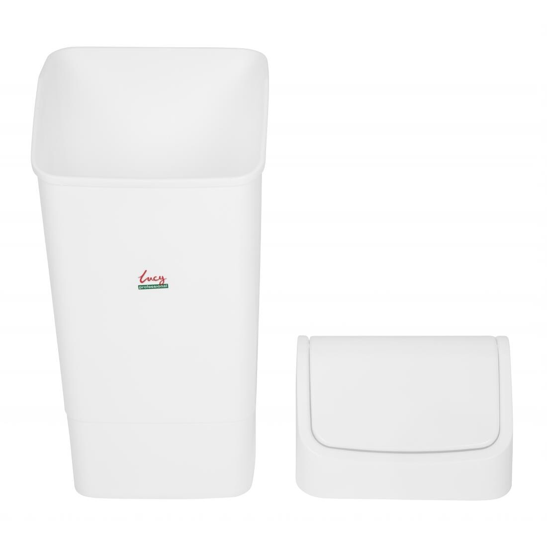 SYR Swing Lid Bin White