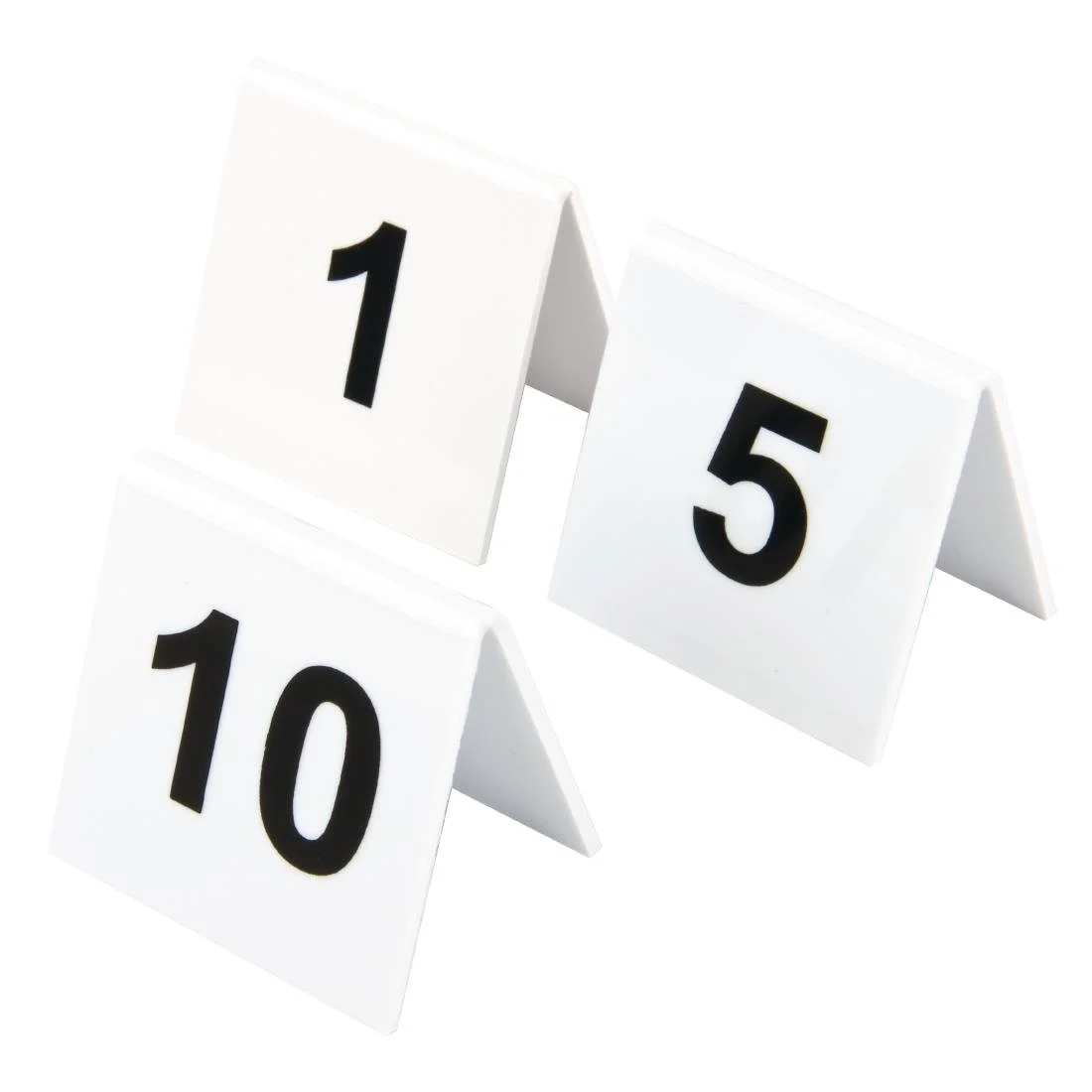 Beaumont Plastic Table Numbers 1-10 - Image 3