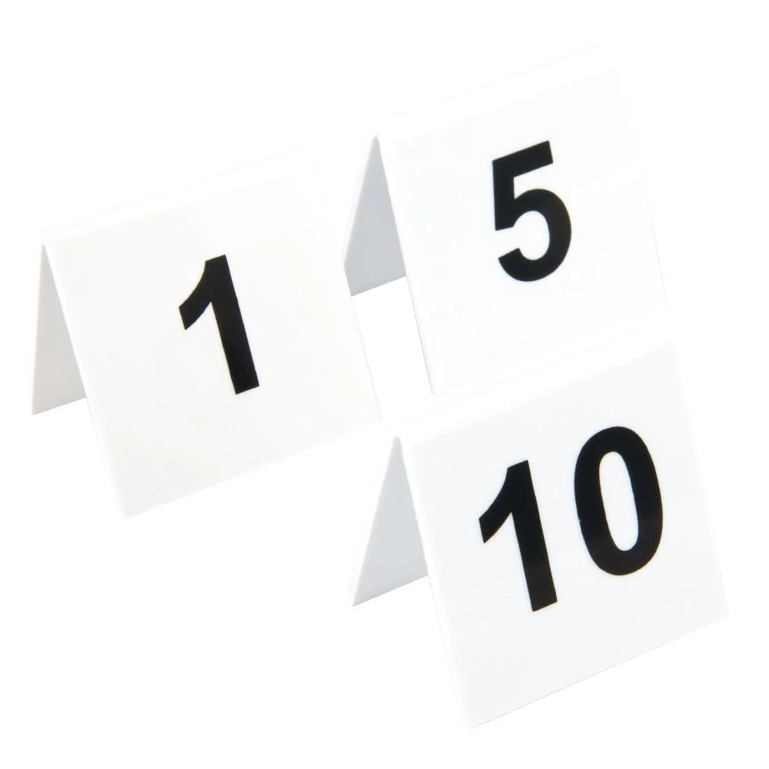 Beaumont Plastic Table Numbers 1-10 - Image 1