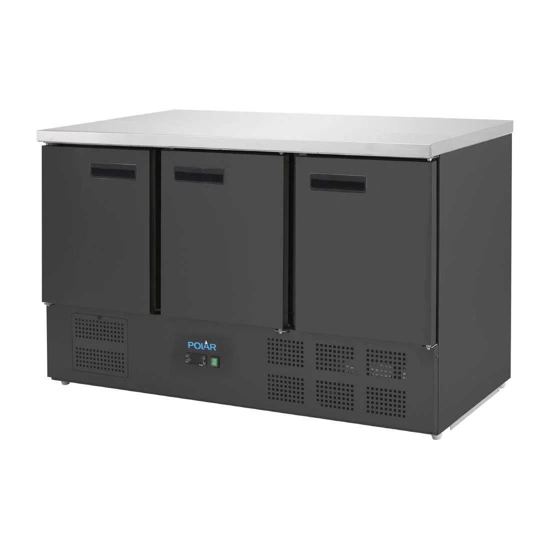 Polar G-Series Triple Door Counter Fridge Black 368Ltr - Image 5