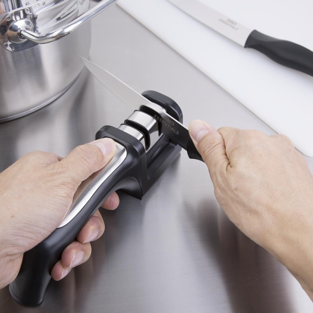 Tsuki Knife Set and Sharpener