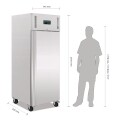 Polar Heavy Duty Single Door Freezer Stainless Steel 650Ltr