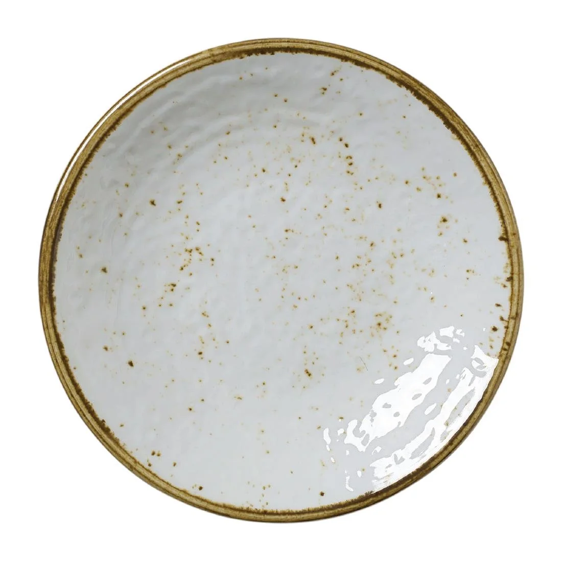 Steelite Craft Melamine Coupe Plates White 162mm (6 Pack) - Image 1