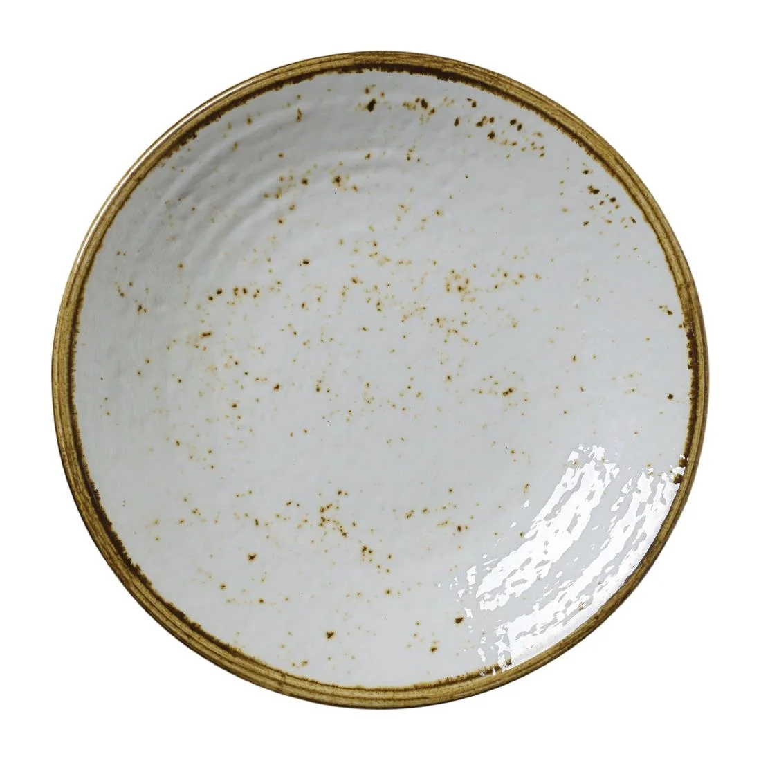 Steelite Craft Melamine Coupe Plates White 210mm (6 Pack) - Image 1