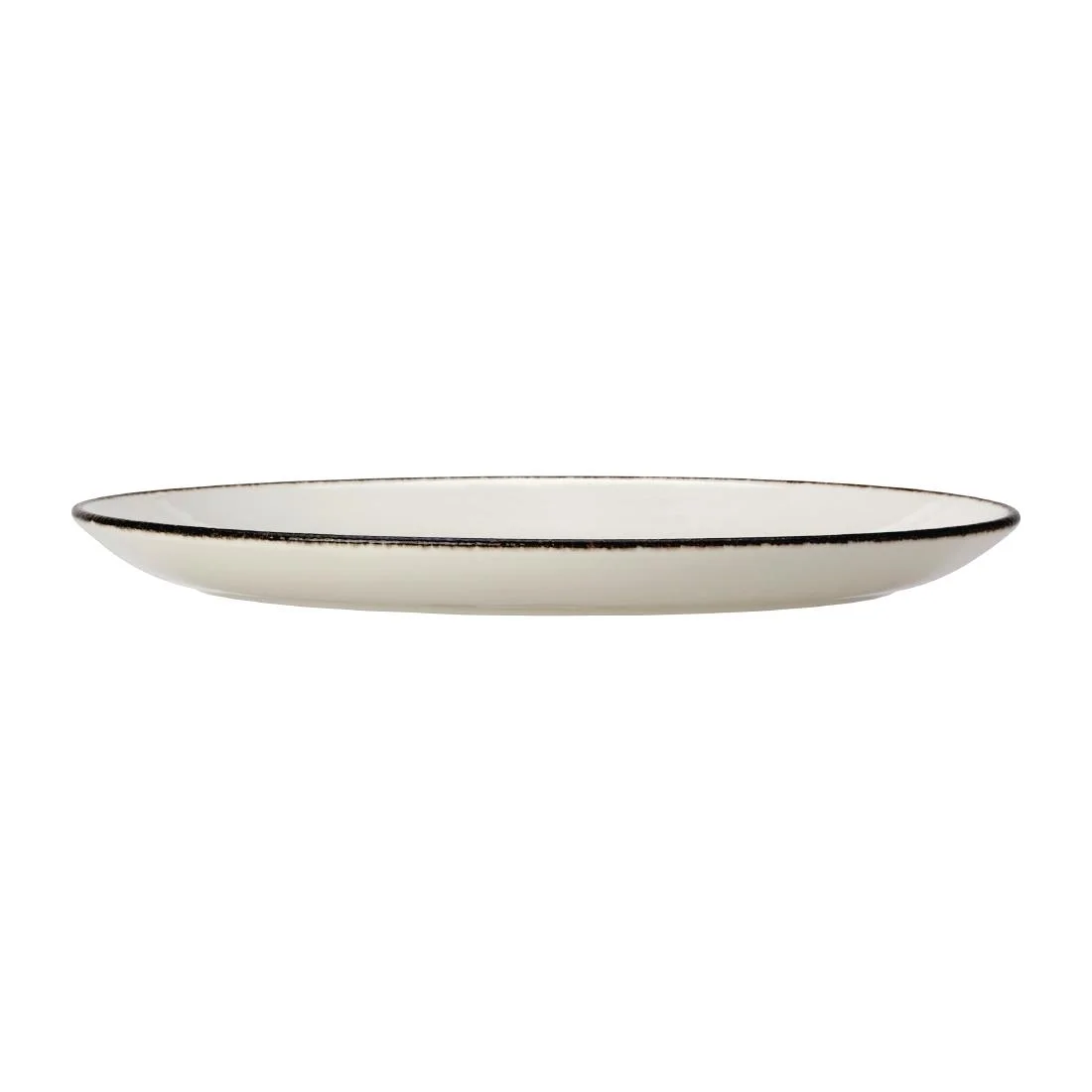 Steelite Charcoal Dapple Oval Coupe Plates 305mm (12 Pack) - Image 4