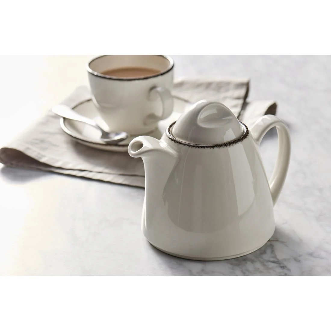 Steelite Charcoal Dapple Cups 6oz 170ml (36 Pack) - Image 2