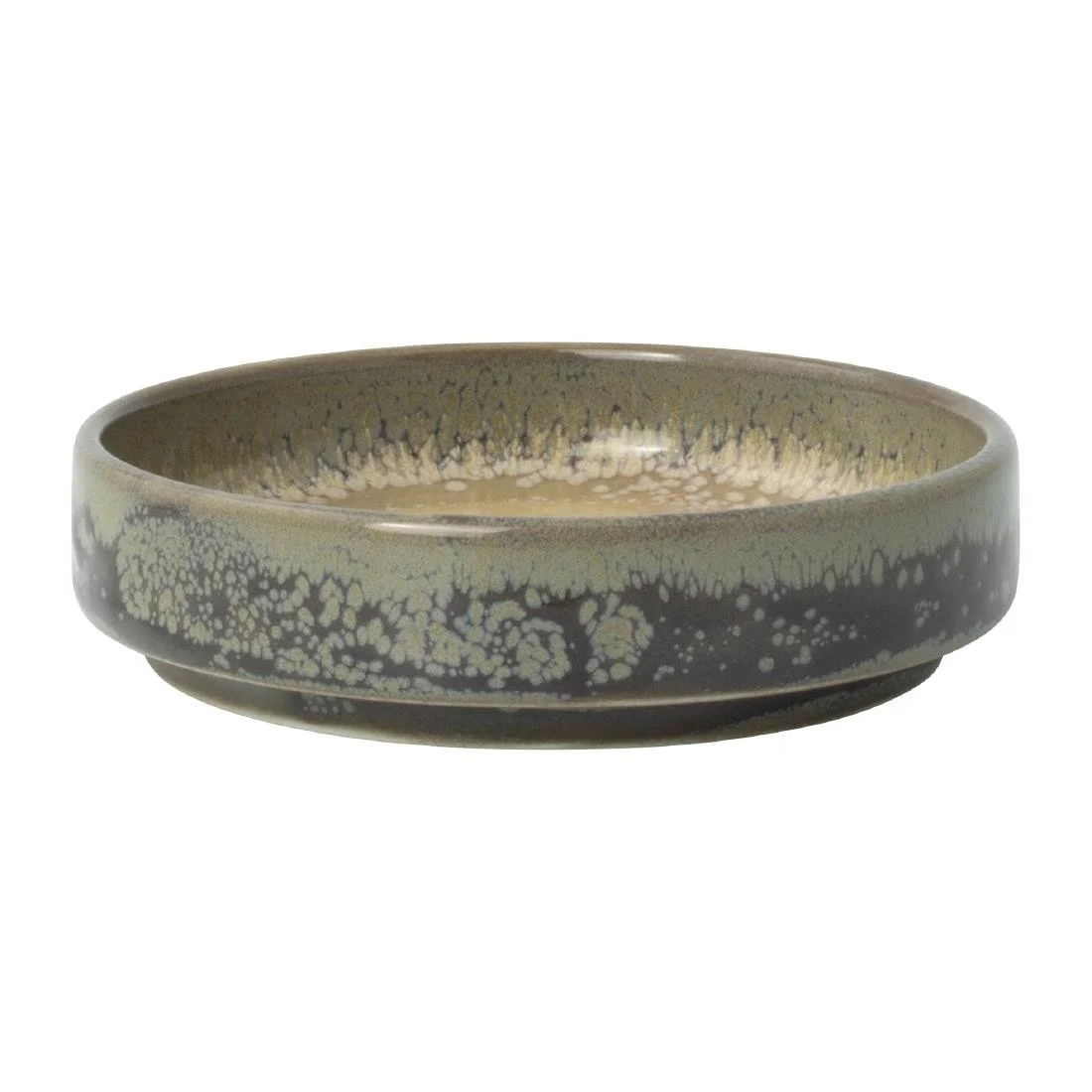 Steelite Aurora Revolution Granite Round Stacking Trays 10mm (12 Pack) - Image 1