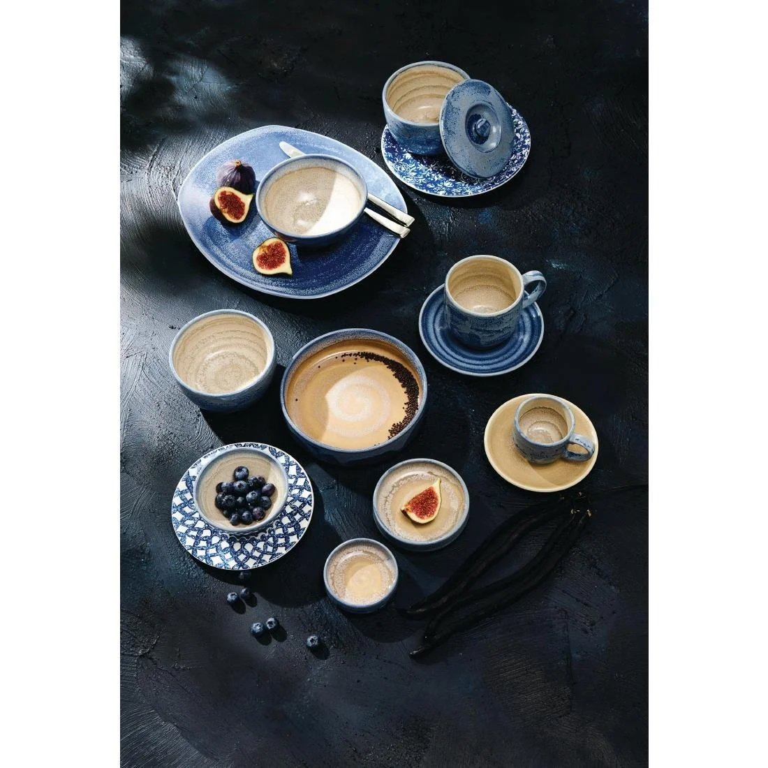 Steelite Aurora Revolution Bluestone Tulip Bowls 70mm (12 Pack) - Image 3