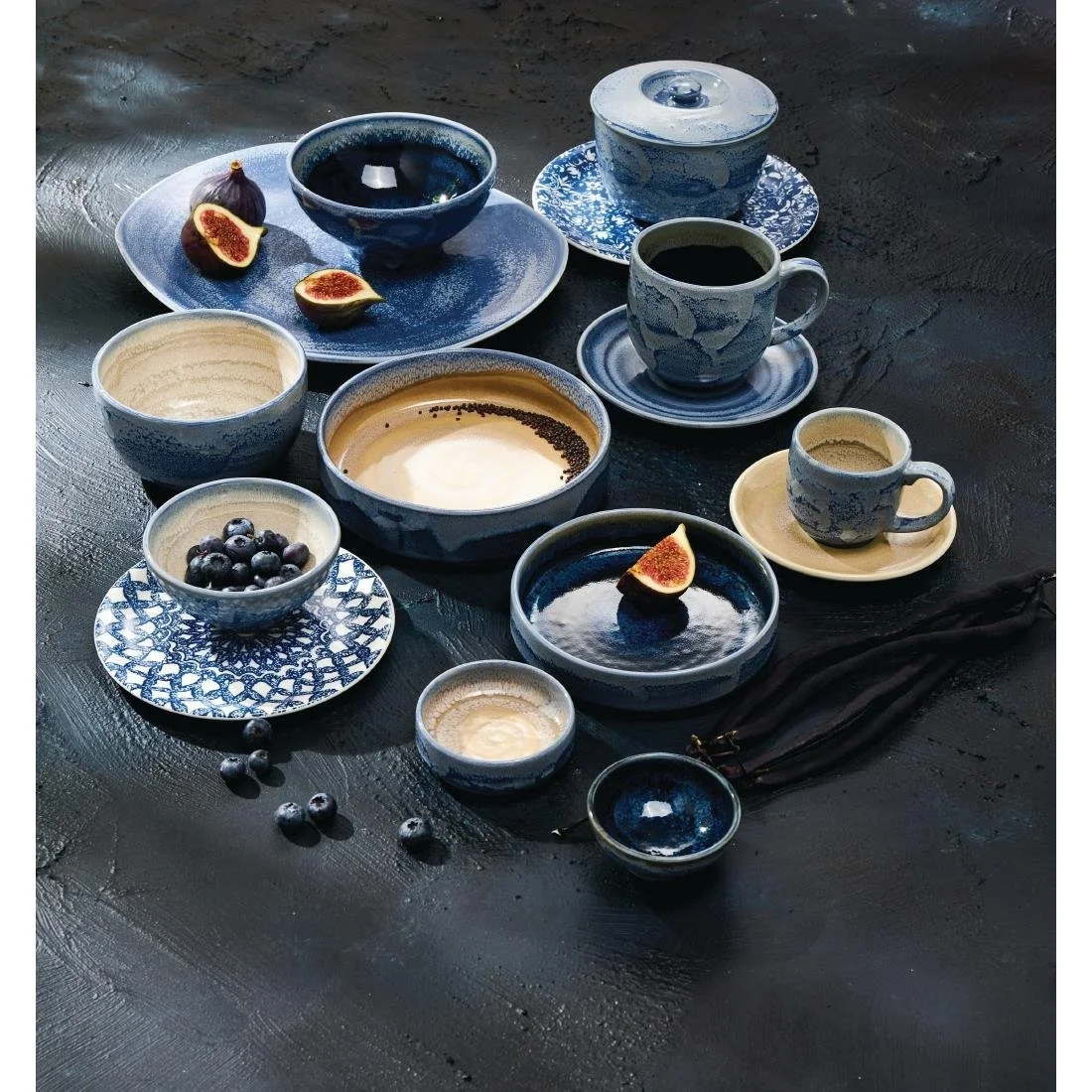 Steelite Aurora Revolution Bluestone Tulip Bowls 70mm (12 Pack) - Image 4