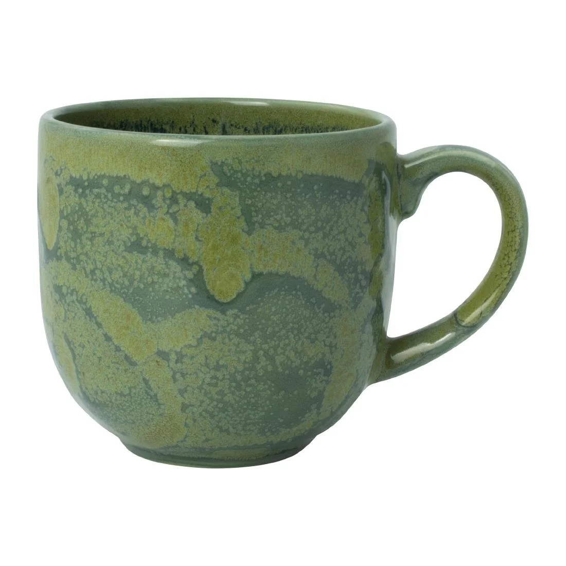 Steelite Aurora Vesuvius Burnt Emerald Mugs City 340ml 12oz (12 Pack) - Image 1