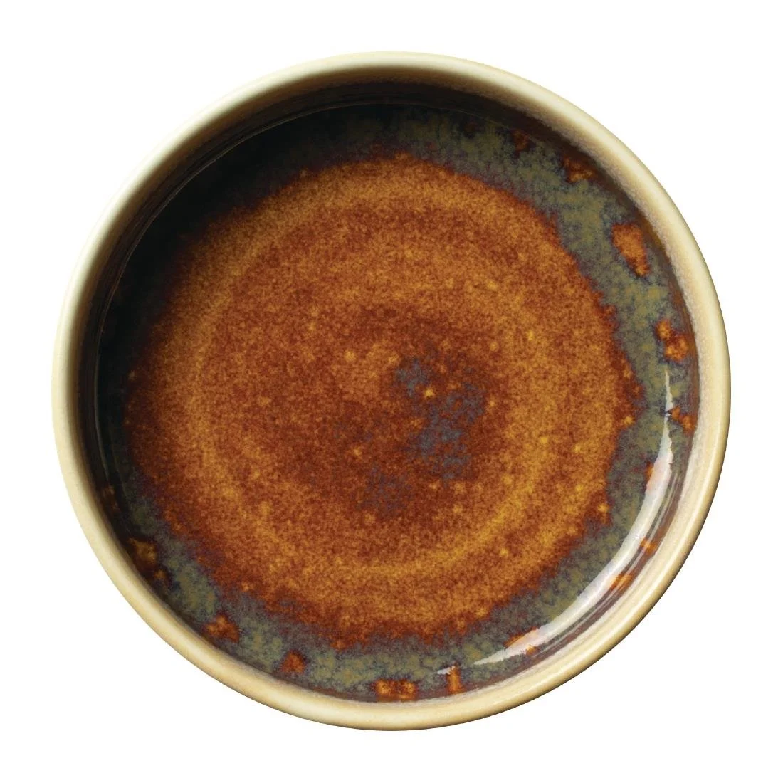 Steelite Aurora Vesuvius Amber Round Stacking Trays 165mm (12 Pack) - Image 5