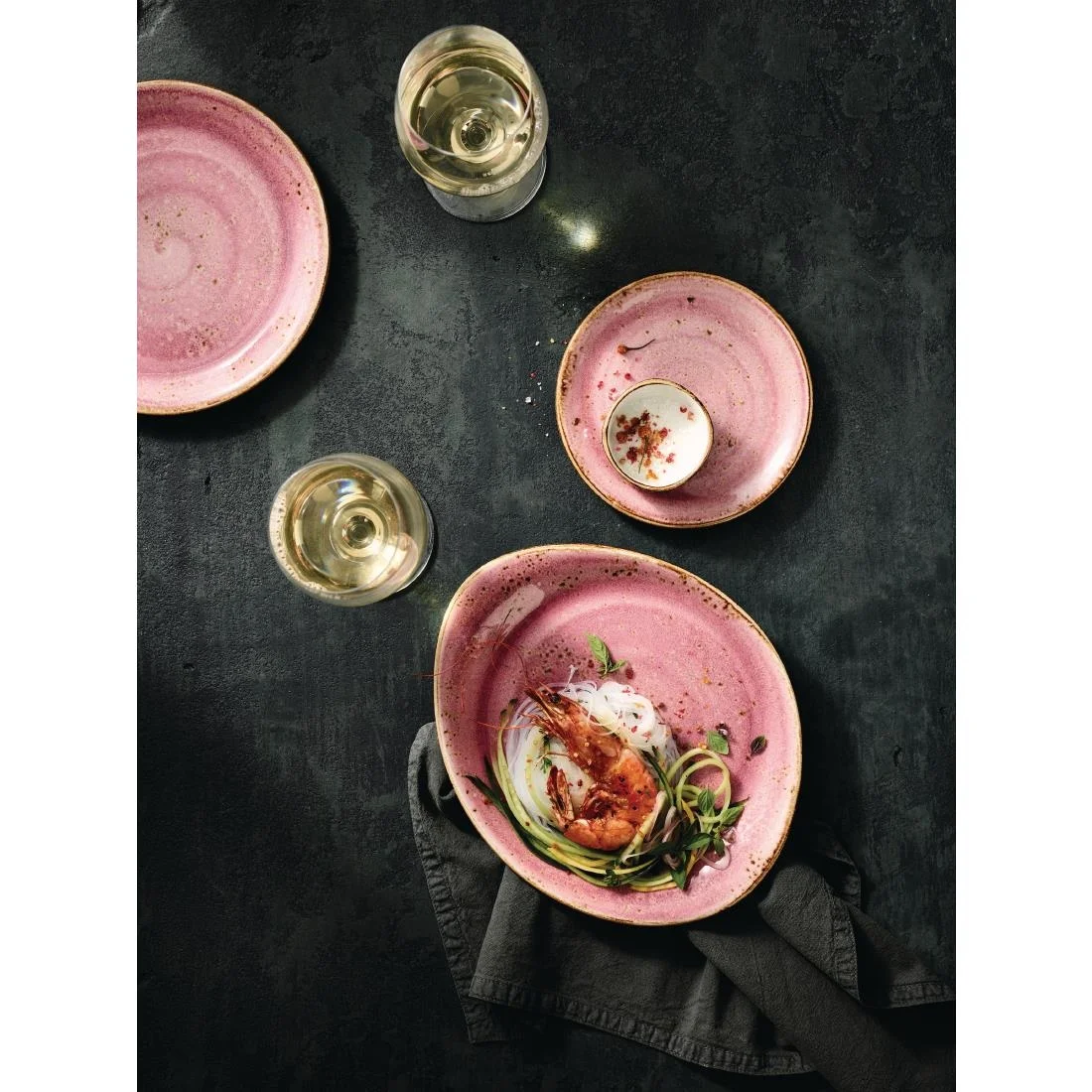 Steelite Craft Raspberry Plate Coupe 252.5mm (12 Pack) - Image 4