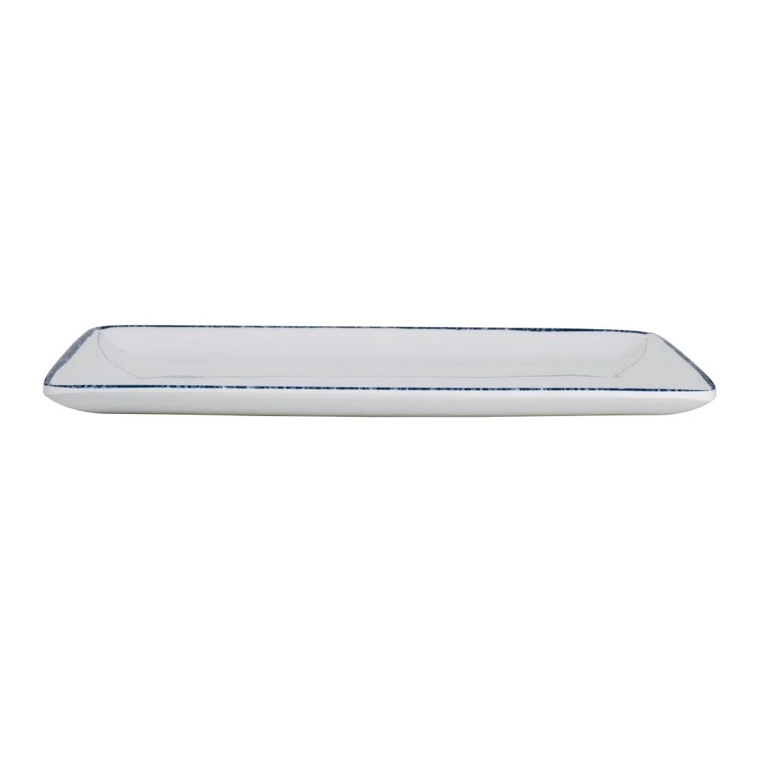 Steelite Blue Dapple Rectangle Trays 305 x 191mm (12 Pack) - Image 2