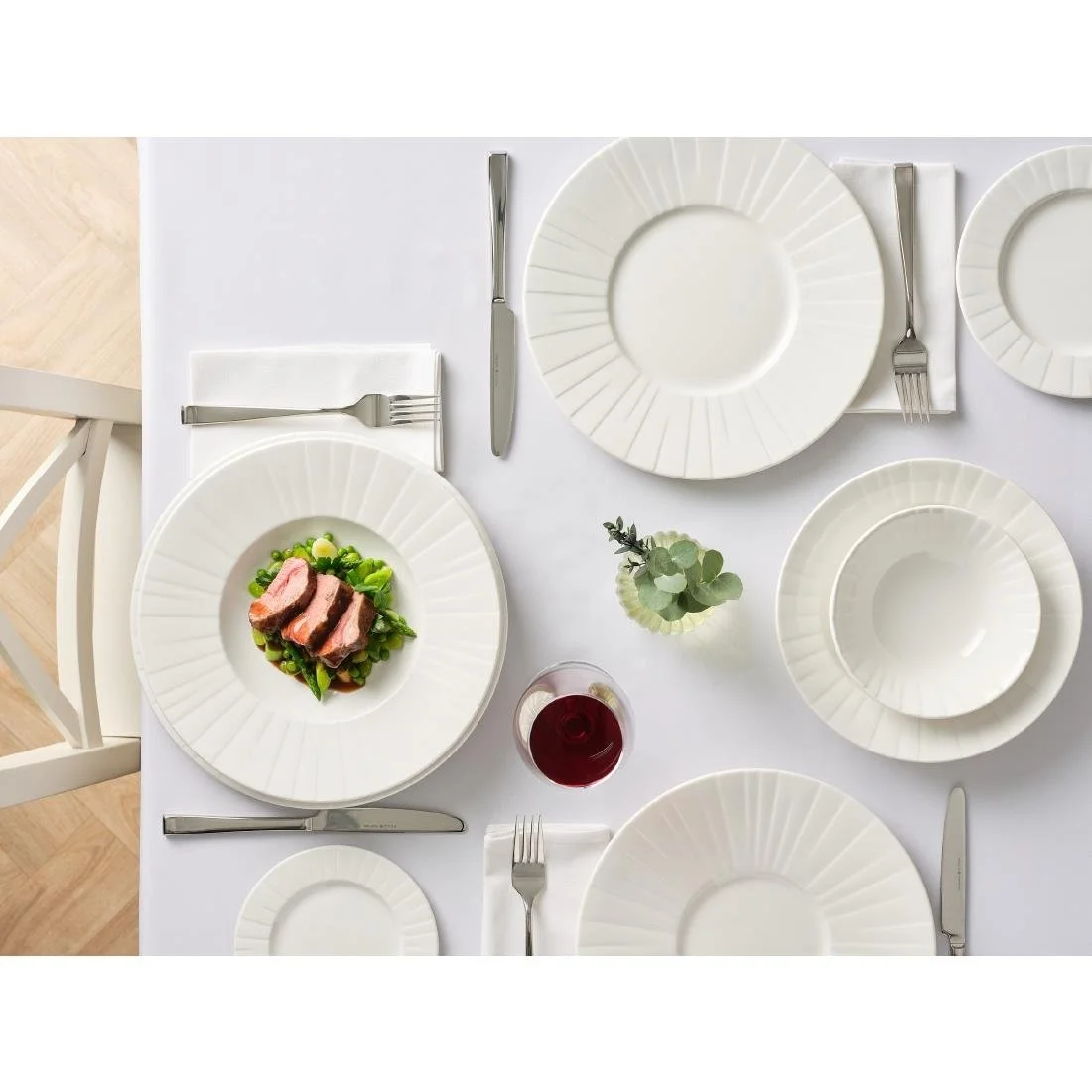 Steelite Alina Gourmet Plates Large Well 285mm (6 Pack) - Image 3