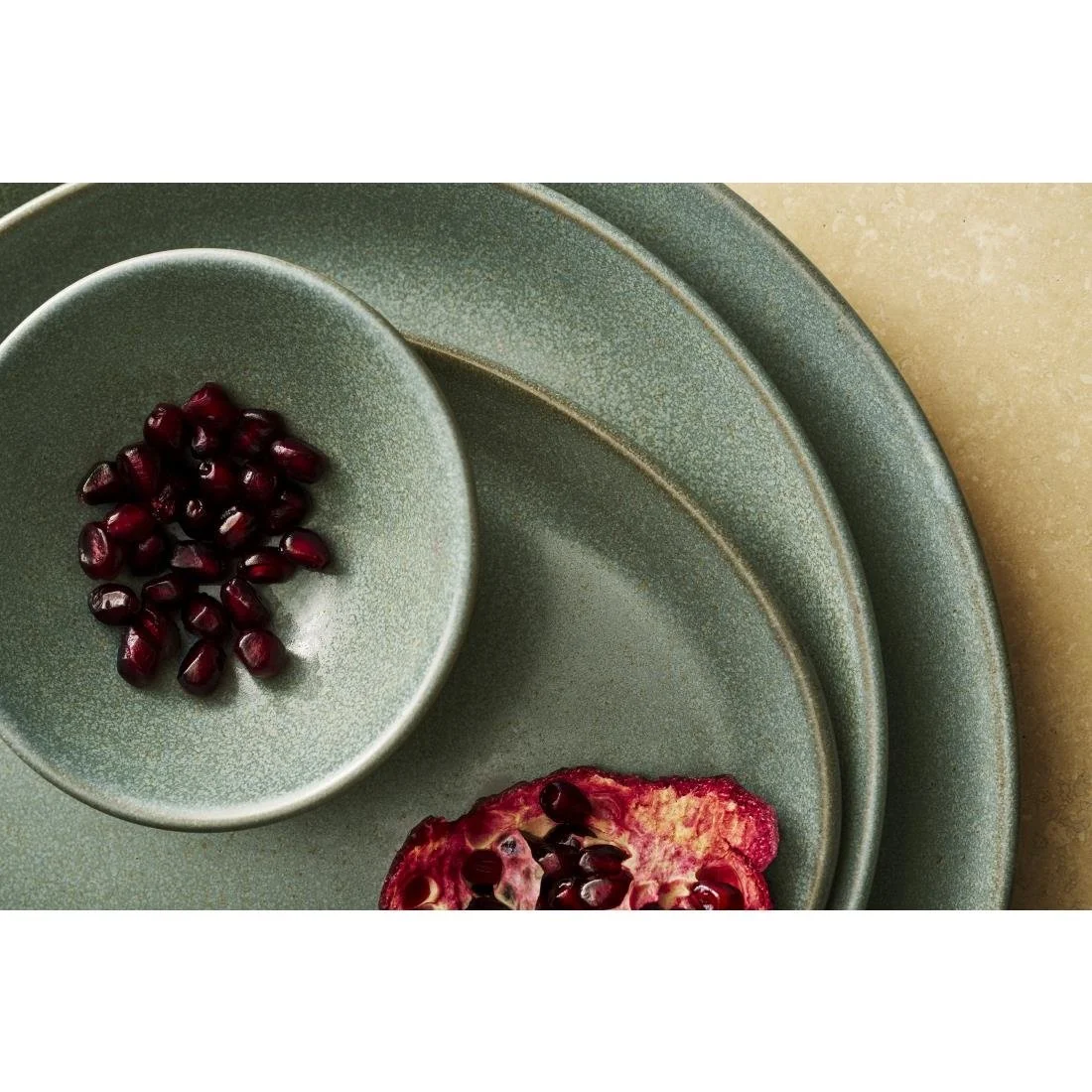 Maham Studio Carnaby Coupe Plates Teal 270mm (24 Pack) - Image 4