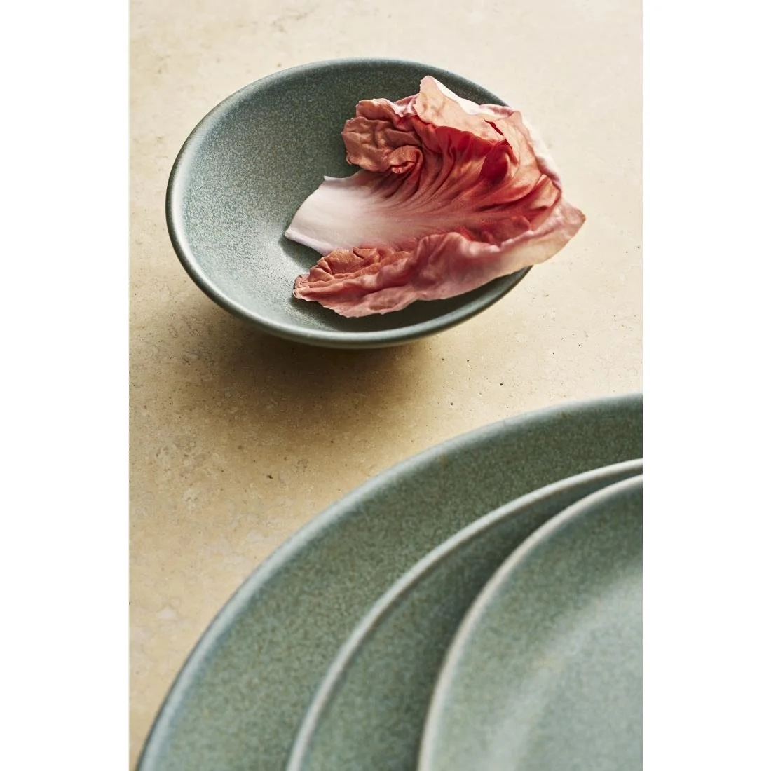 Maham Studio Carnaby Coupe Plates Teal 270mm (24 Pack) - Image 5