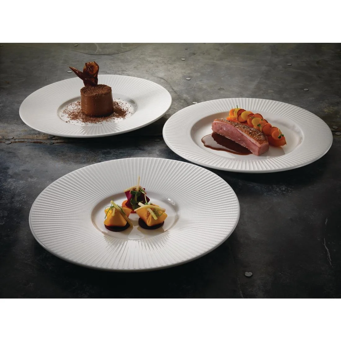 Steelite Willow Small Well Gourmet Plate 285mm