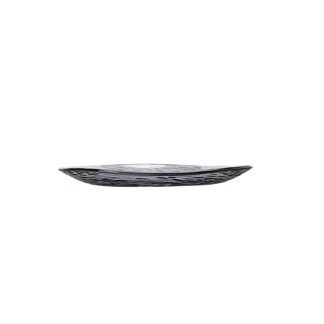 Steelite Scape Glass Platters 250mm Smoked