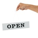 Reversible Hanging Open And Closed Sign