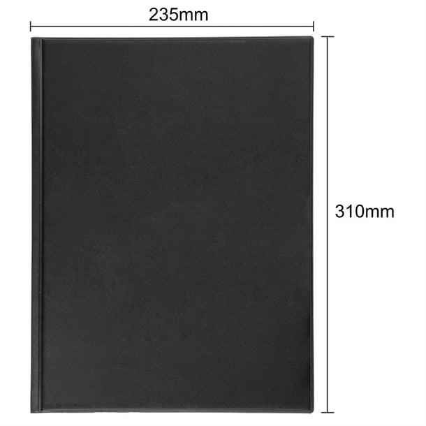 Buy Olympia PVC Menu Cover Black A4 from Smart Hospitality Supplies