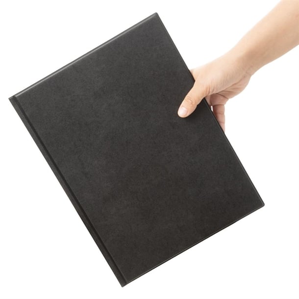 Buy Olympia PVC Menu Cover Black A4 from Smart Hospitality Supplies