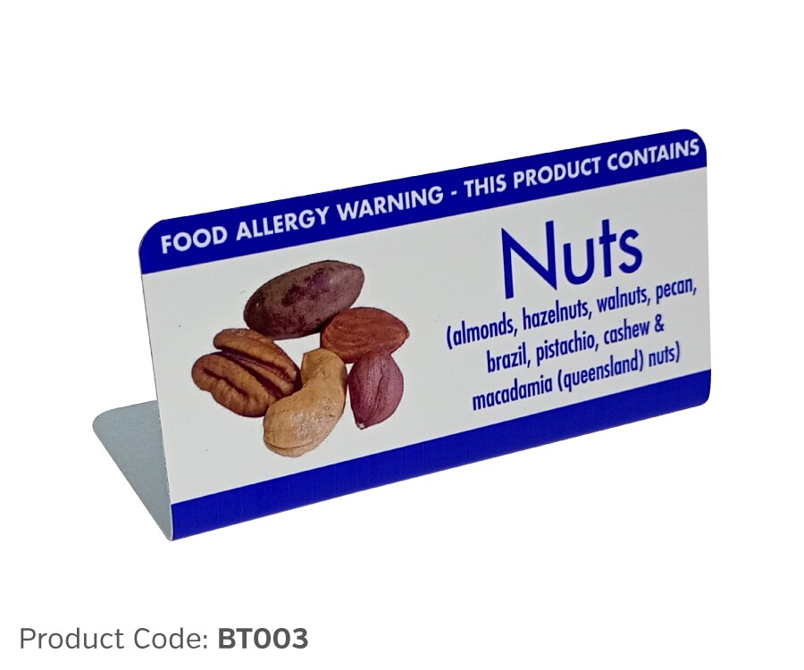 Pictured Allergy Buffet Tent Notices - Image 2