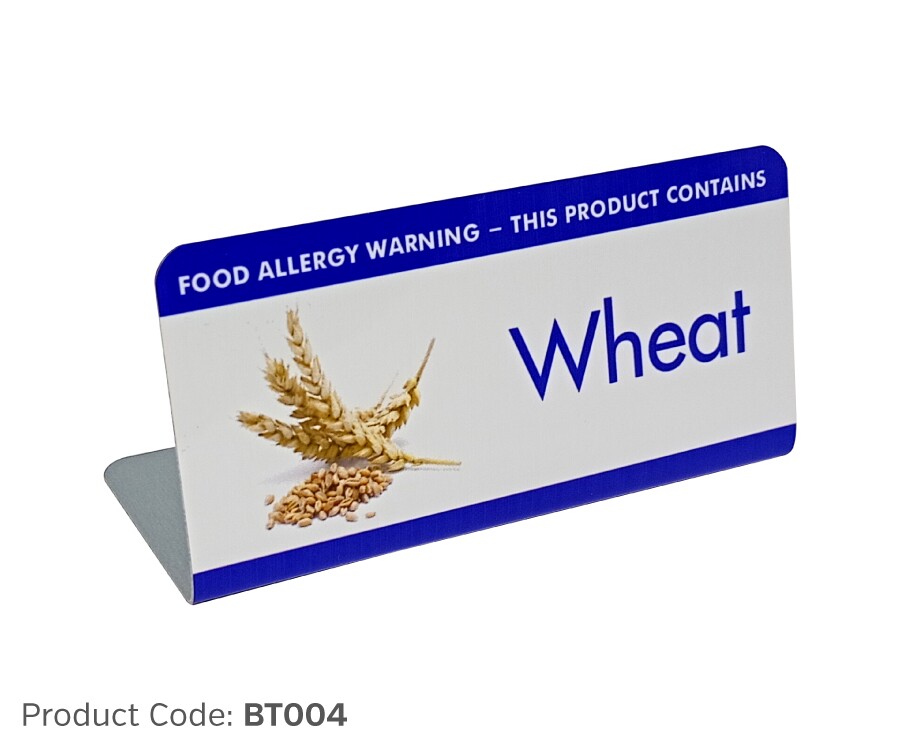 Allergy Buffet Tent Wheat Notices