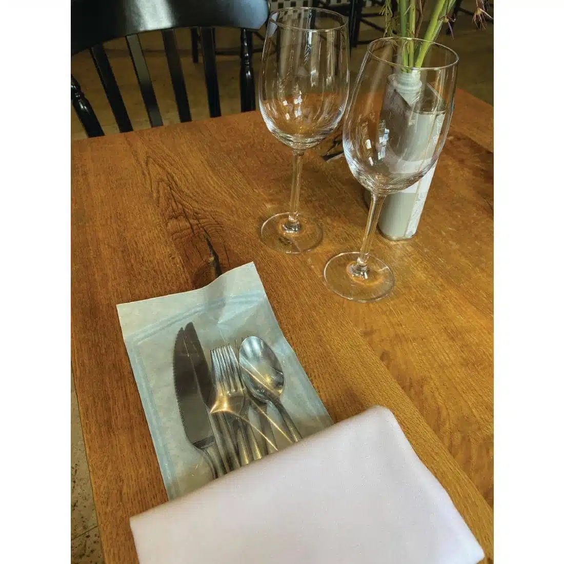 EpicureSecure Sealable Thermal Sanitised Cutlery Pouches Medium - Image 2