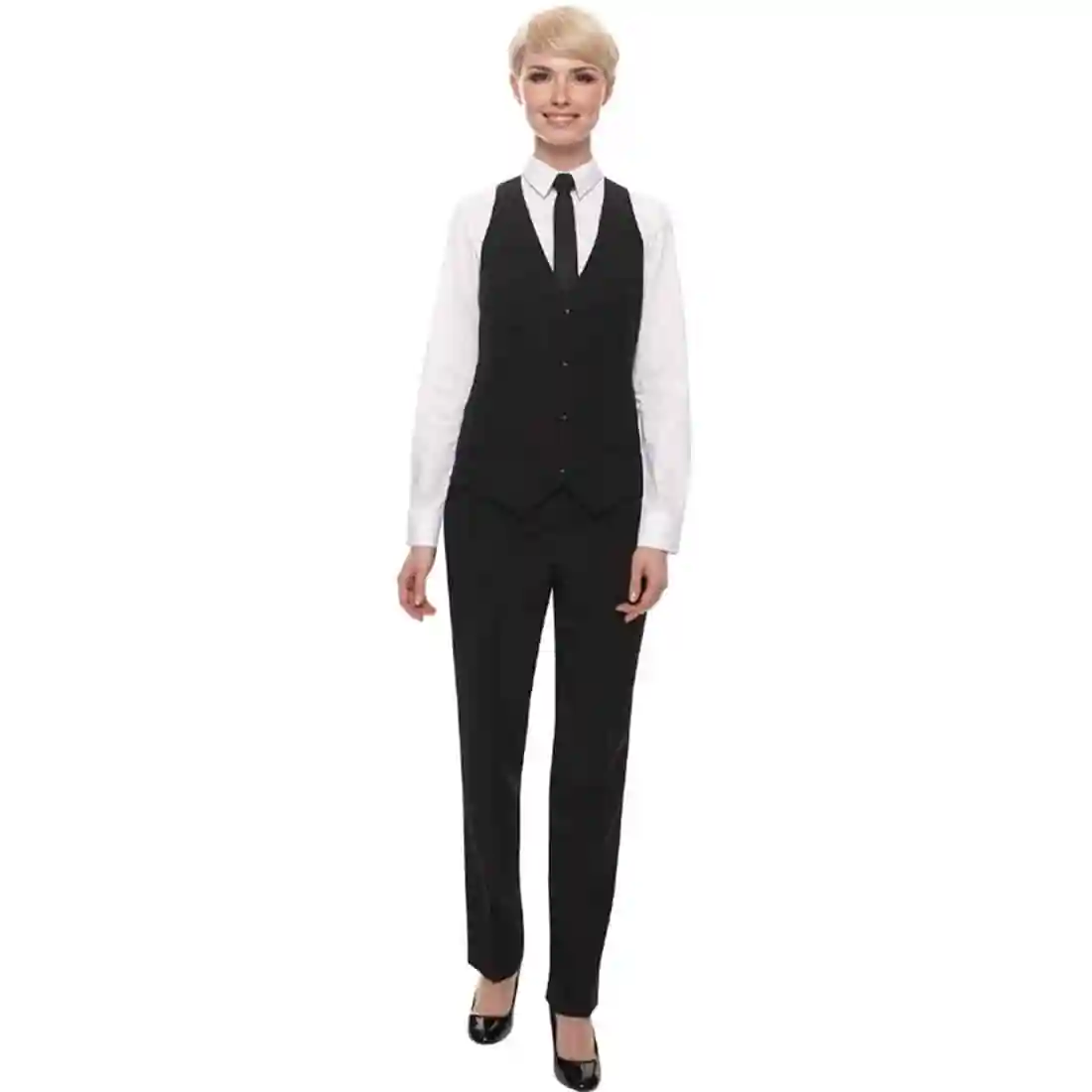 Events Ladies Black Waiting Trouser - Size 4 Petite